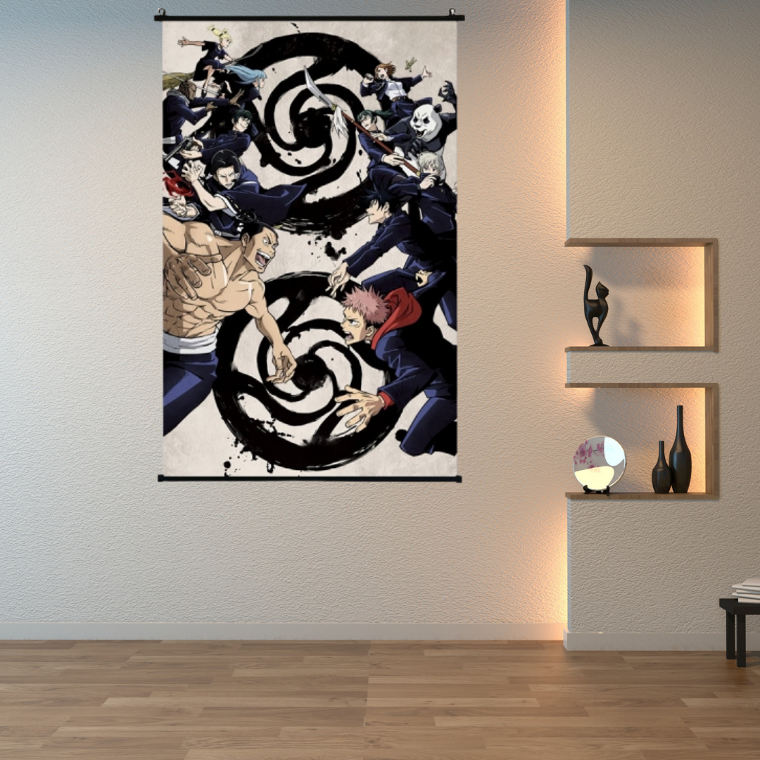 Jujutsu Kaisen Action Wall Scroll