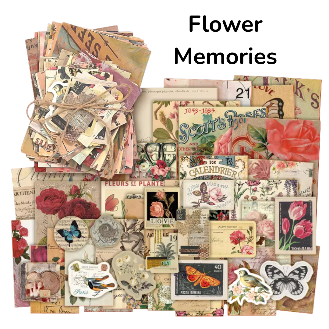 Junk Journal Paper Starter Pack