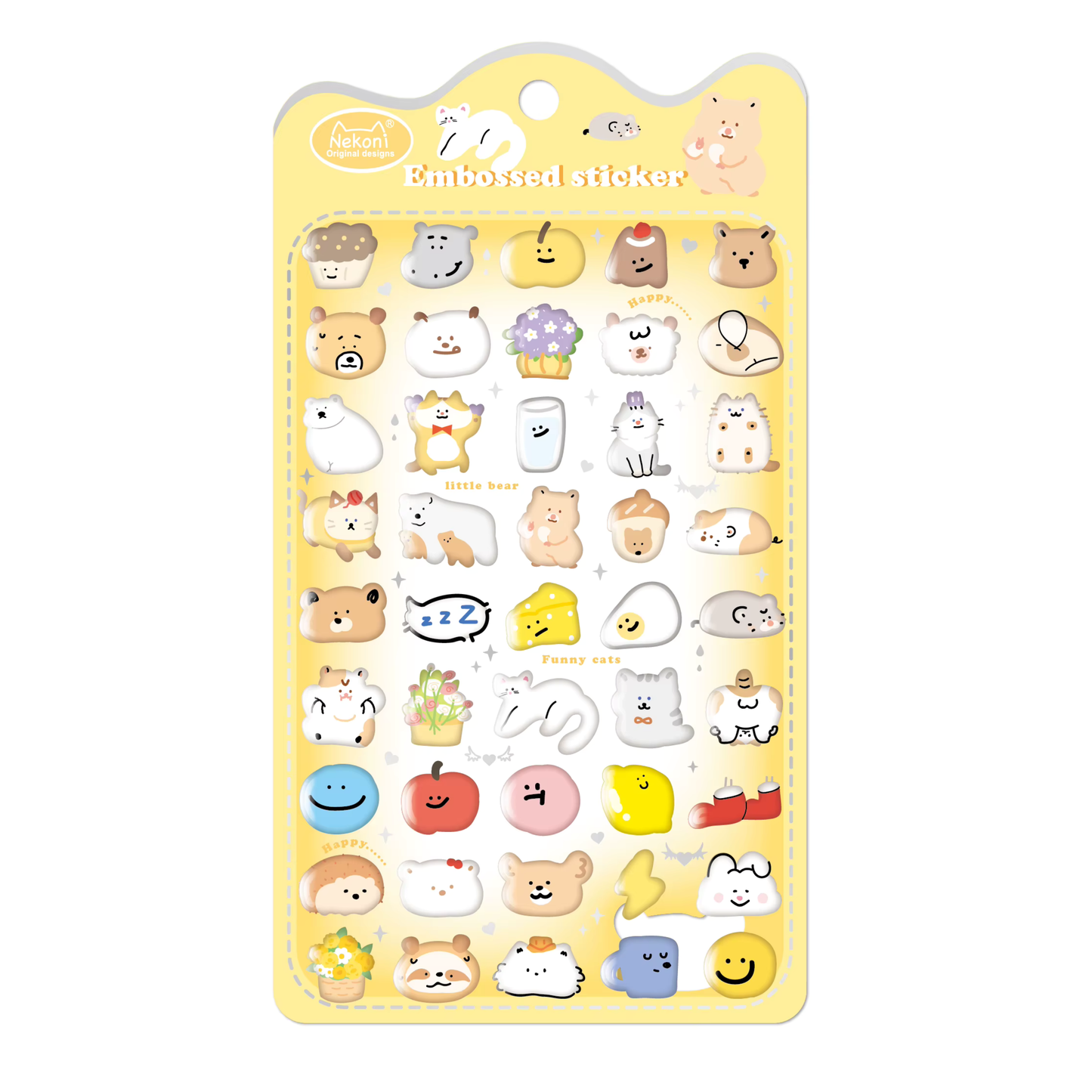 Squishy Cuties Epoxy Sticker Sheet