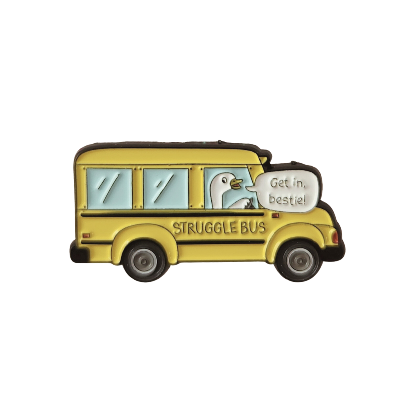 Struggle Bus Enamel Pin