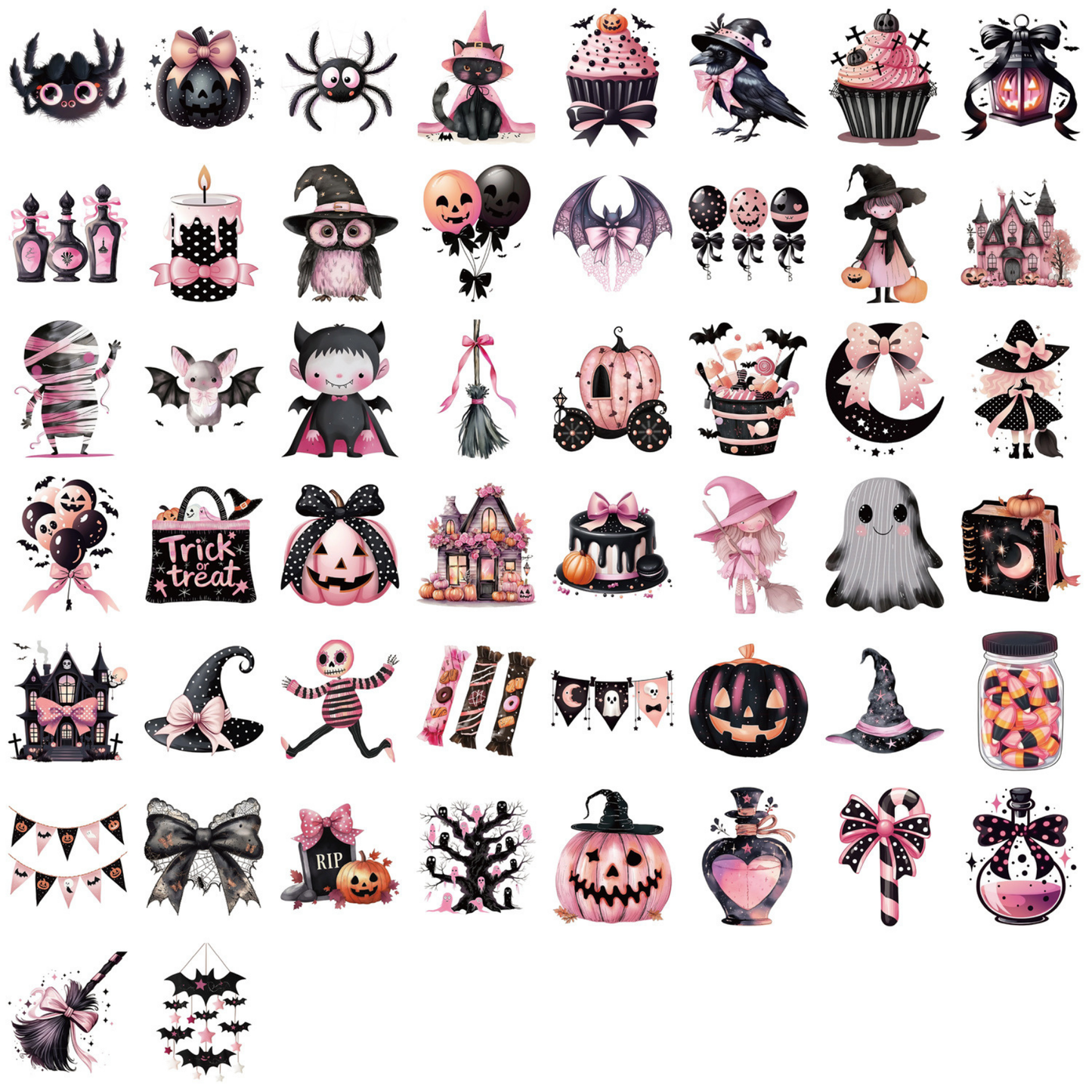 Sweet Halloween 50 Piece Sticker Pack