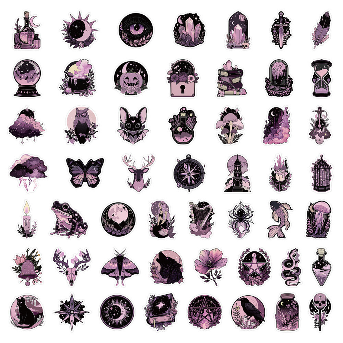 Night Time Magic 50 Piece Sticker Pack