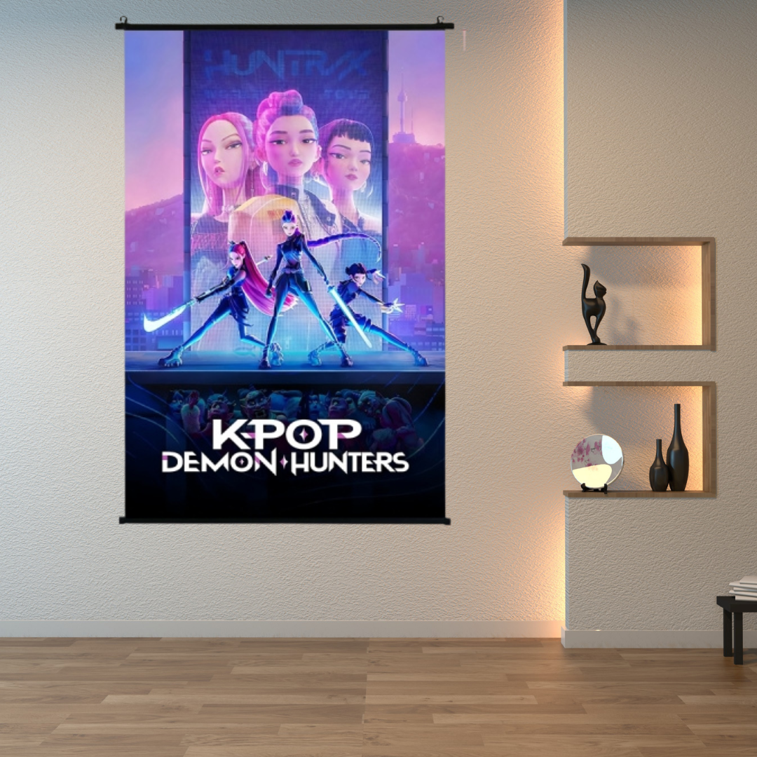 K-Pop Demon Hunters Wall Scroll