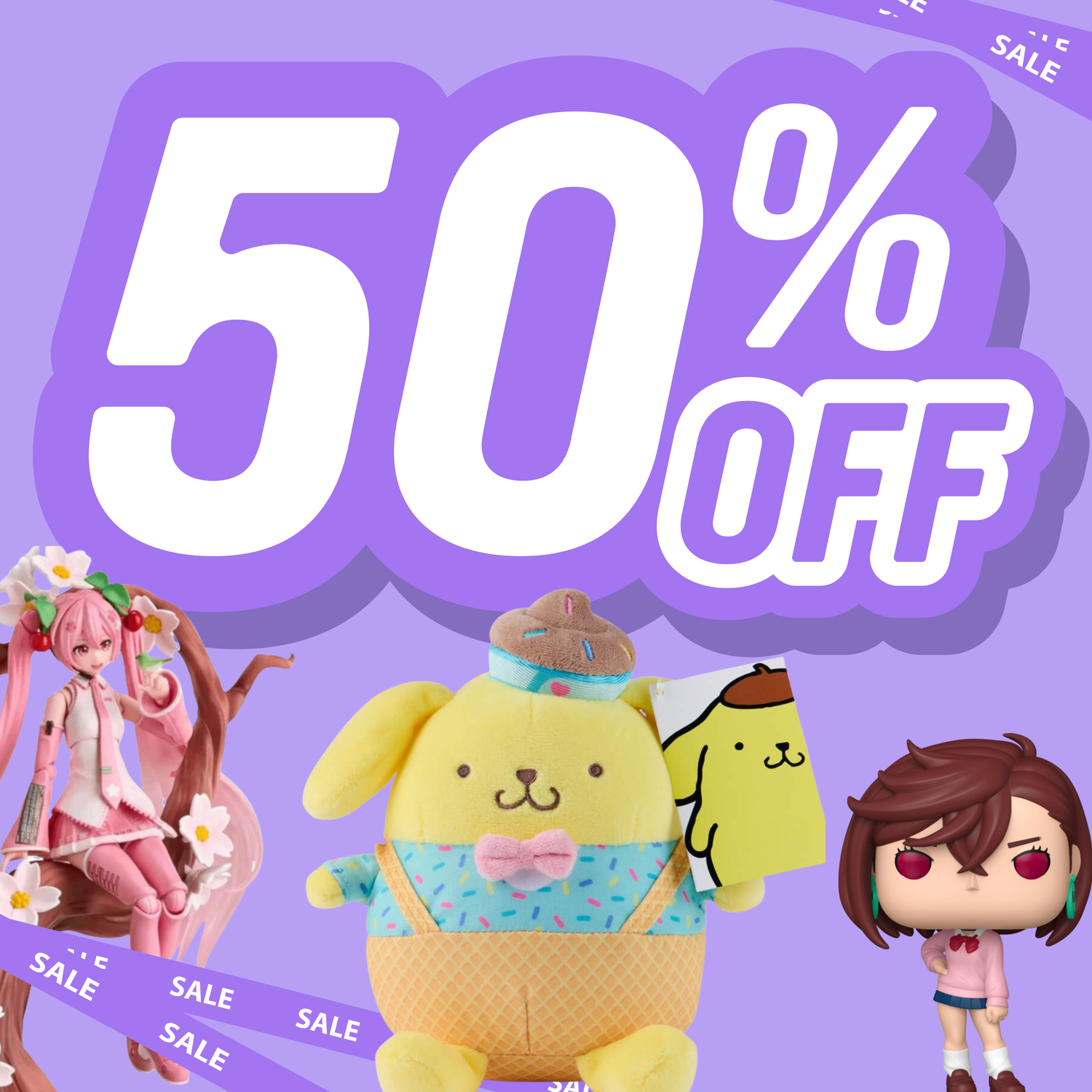 50% Off Clearance Sale
