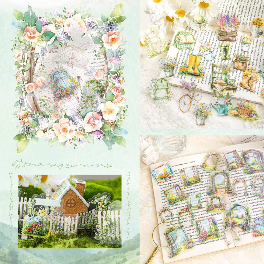 Spring Time Themed Sticker 40 Pack