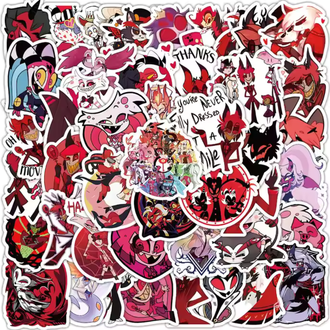 Hazbin Hotel 50 Pack Stickers