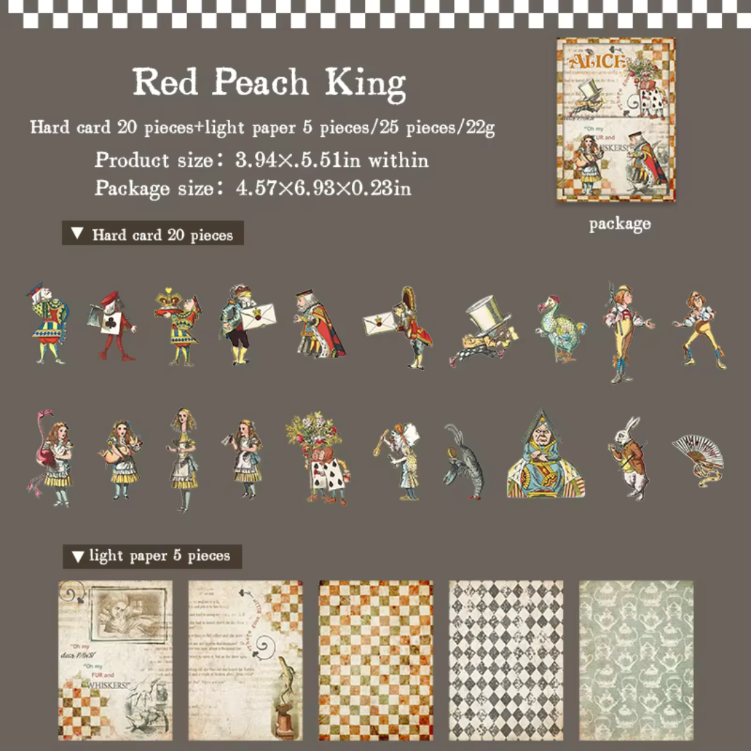 Wonderland Sticker and Paper Pack