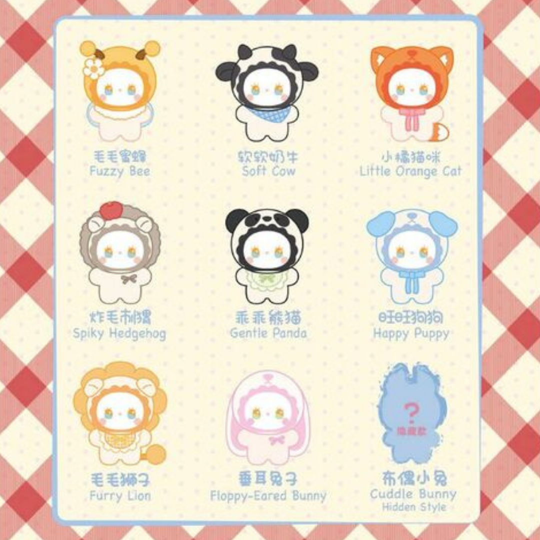 Emma Fuzzy Family Squishy Series Blind Box