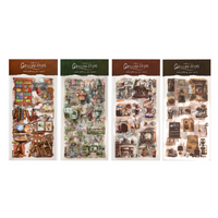 Vintage Grocery Store Sticker Set