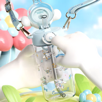 Hangyodon Sanrio 650ml Drink Bottle with Strap
