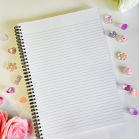 Walk The Path of The Green Fairy A4 Spiral Notebook