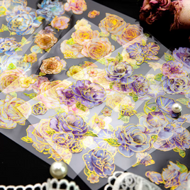 Gold Foil Mountain and Wild Flower Stickers