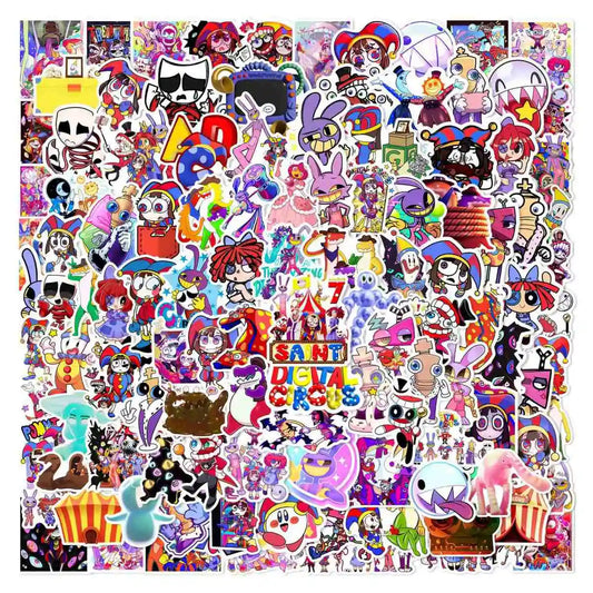 Digital Circus 120 Piece Sticker Pack