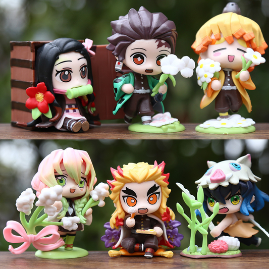 Demon Slayer Birth Flower Series Blind Box Figure