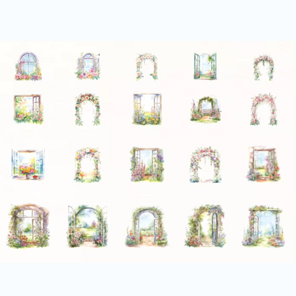 Spring Time Themed Sticker 40 Pack