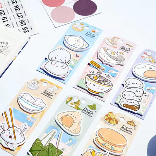 Kawaii Meals Sticky Notes