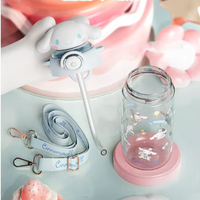 Hangyodon Sanrio 650ml Drink Bottle with Strap