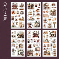 Vintage Grocery Store Sticker Set