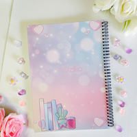 Twilight Study A4 Spiral Notebook