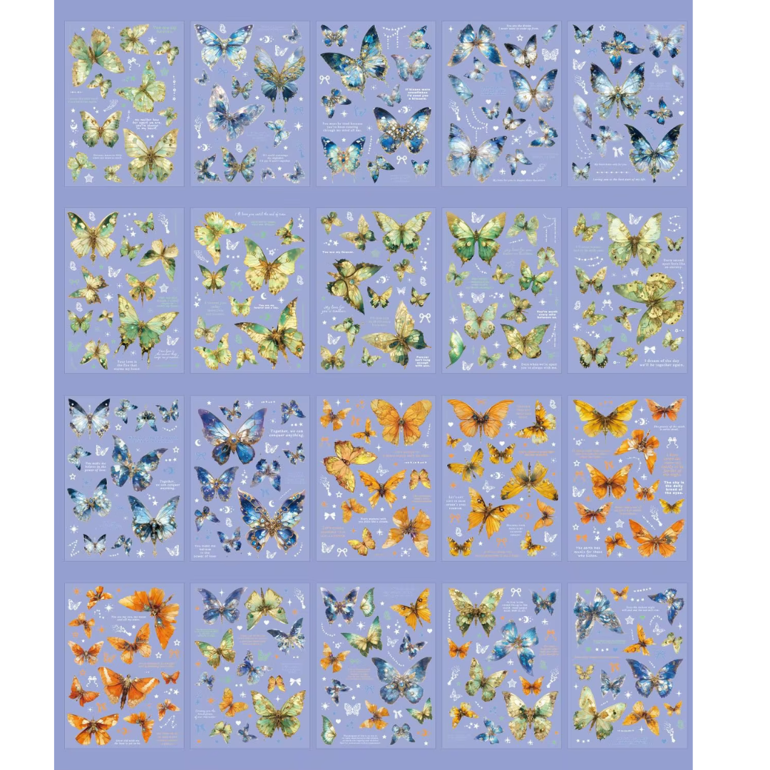 Butterfly 300 Piece Sticker Book