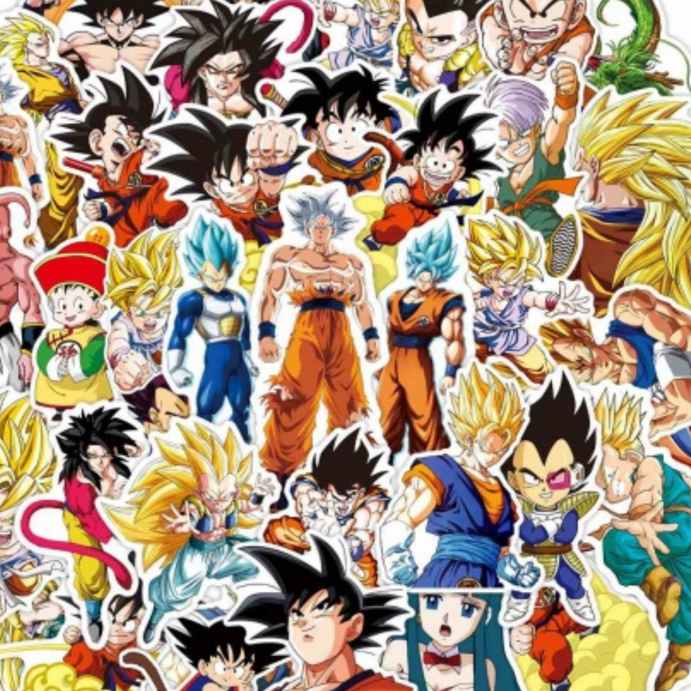 Dragon Ball 50 Piece Sticker Pack – Oziko Stationery Store