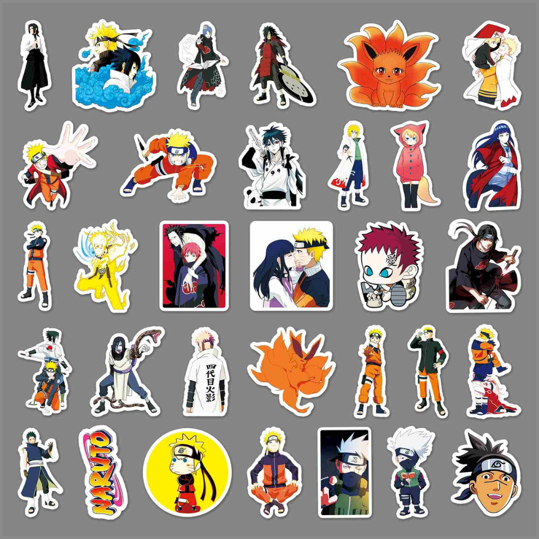 Naruto 50 Pack Stickers