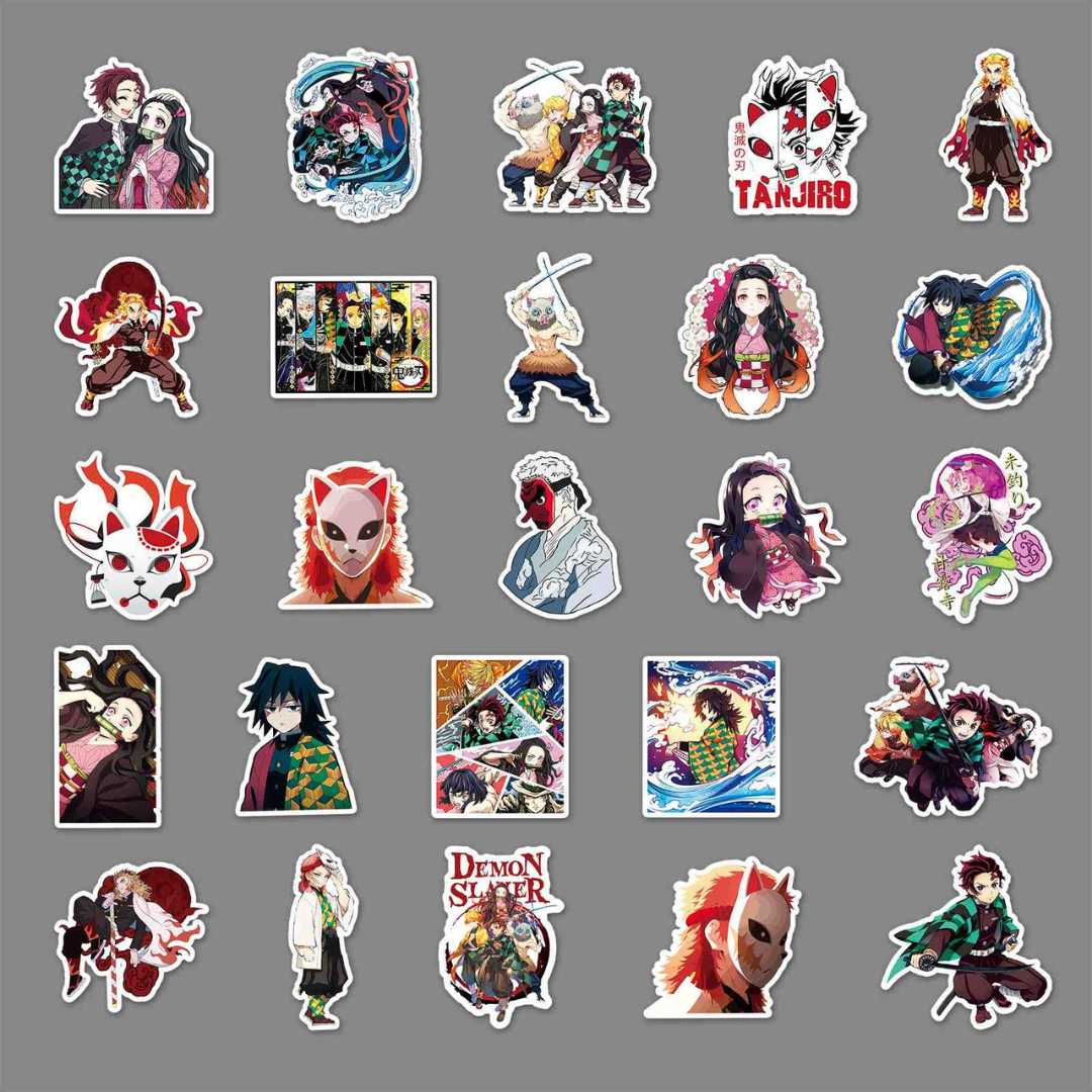 Demon Slayer 50 Pack Stickers
