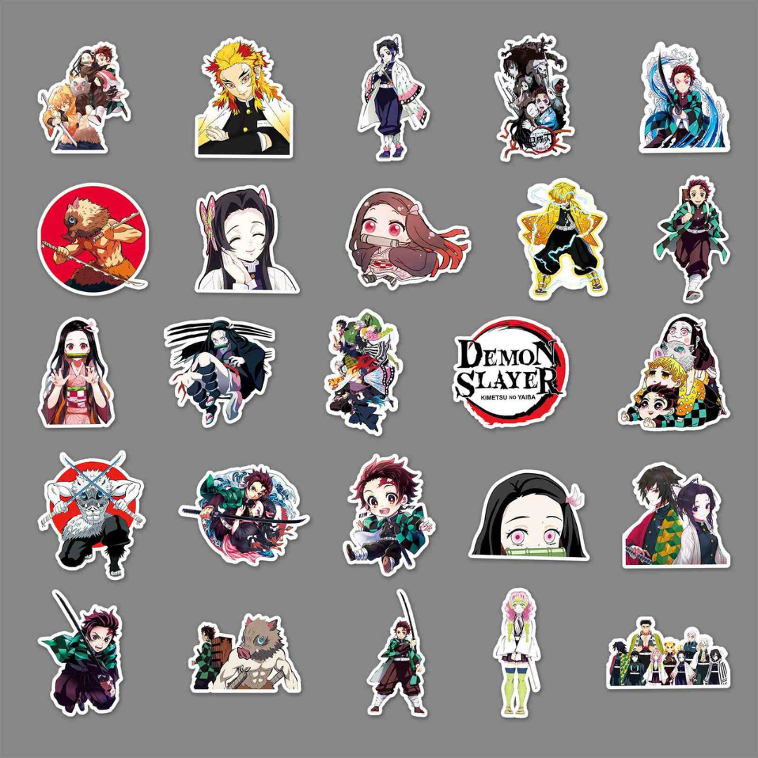 Demon Slayer 50 Pack Stickers