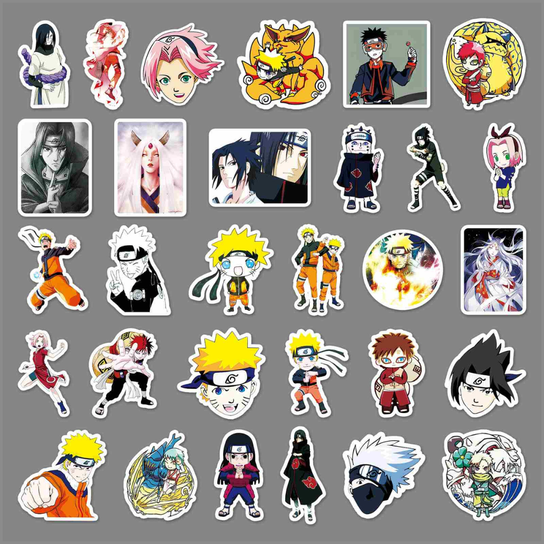Naruto 50 Pack Stickers