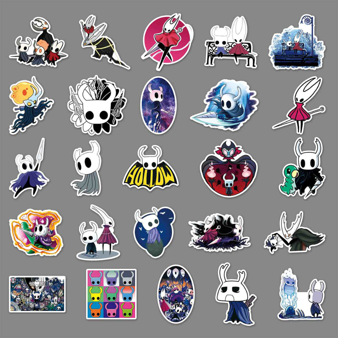 Hollow Knight Adventure 50 Pack Stickers