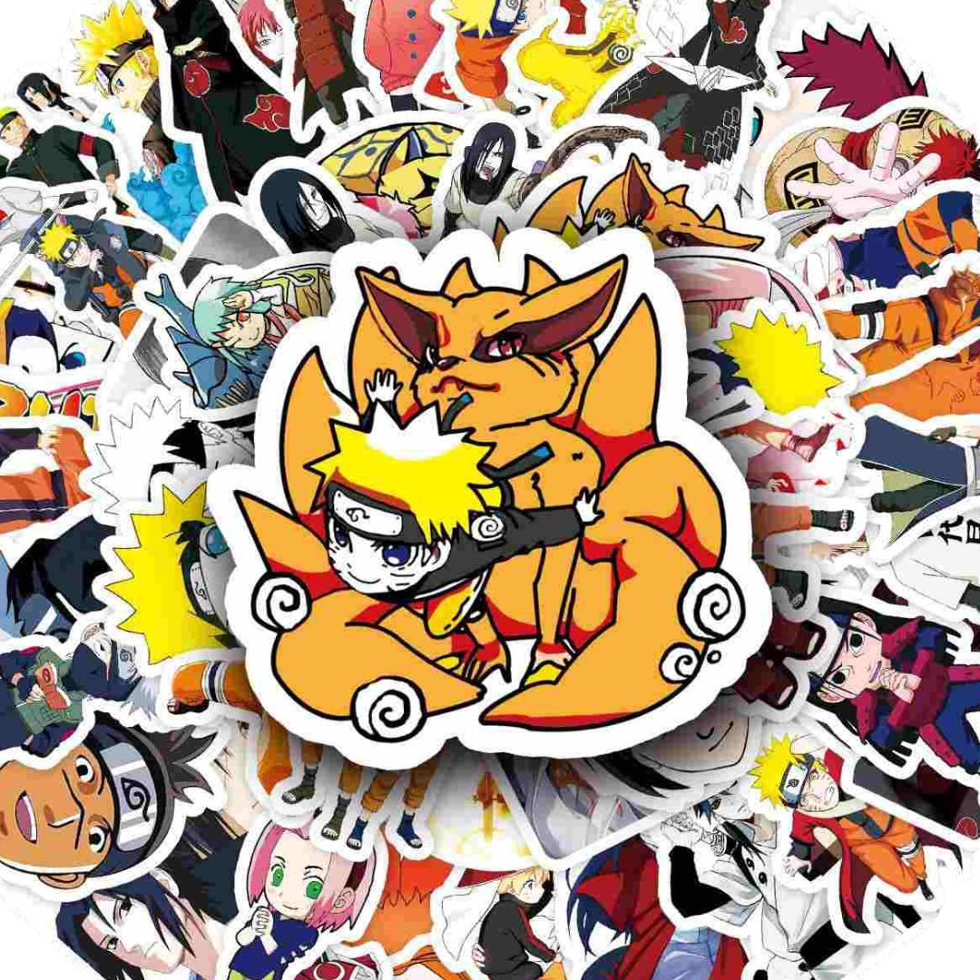 Naruto 50 Pack Stickers