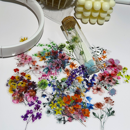 Lifelike Flowers 50 Pack Stickers