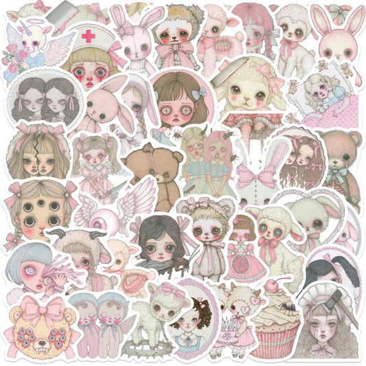 Sweet and Scary 50 Pack Stickers