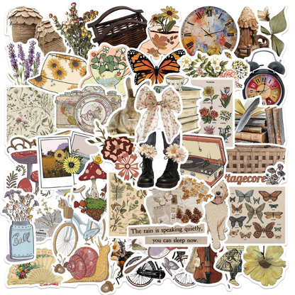 Vintage Memories 50 Pack Stickers