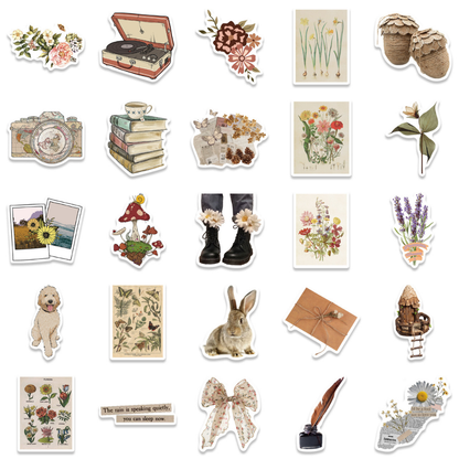 Vintage Memories 50 Pack Stickers