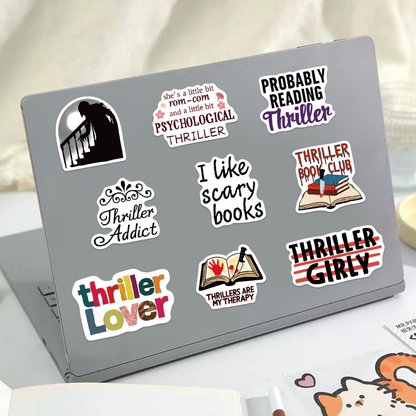 True Crime Fan 50 Pack Stickers