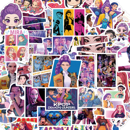 K-Pop Huntrix 50 Pack Stickers