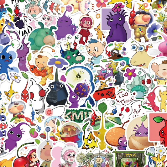 Pikmin 50 Pack Stickers