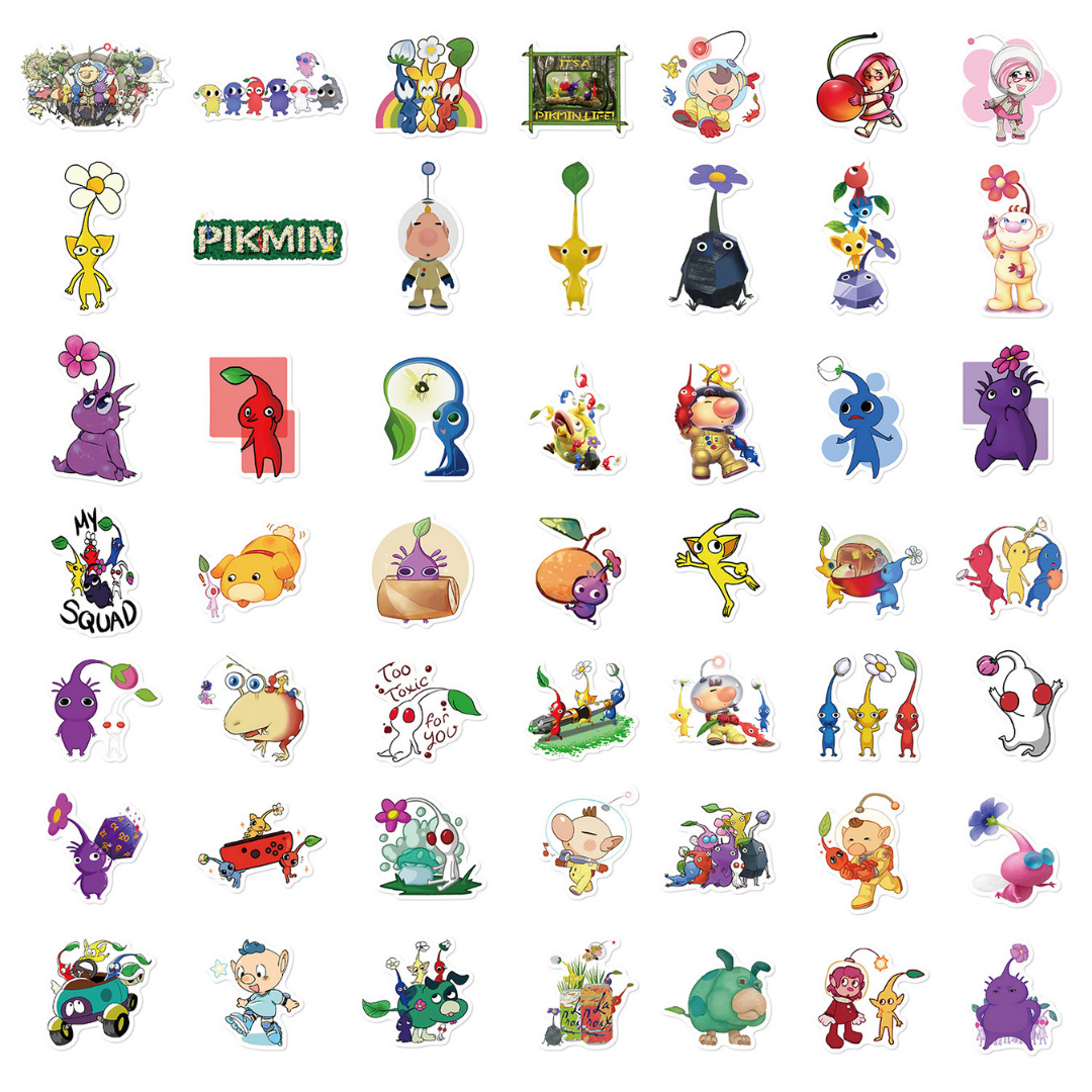 Pikmin 50 Pack Stickers
