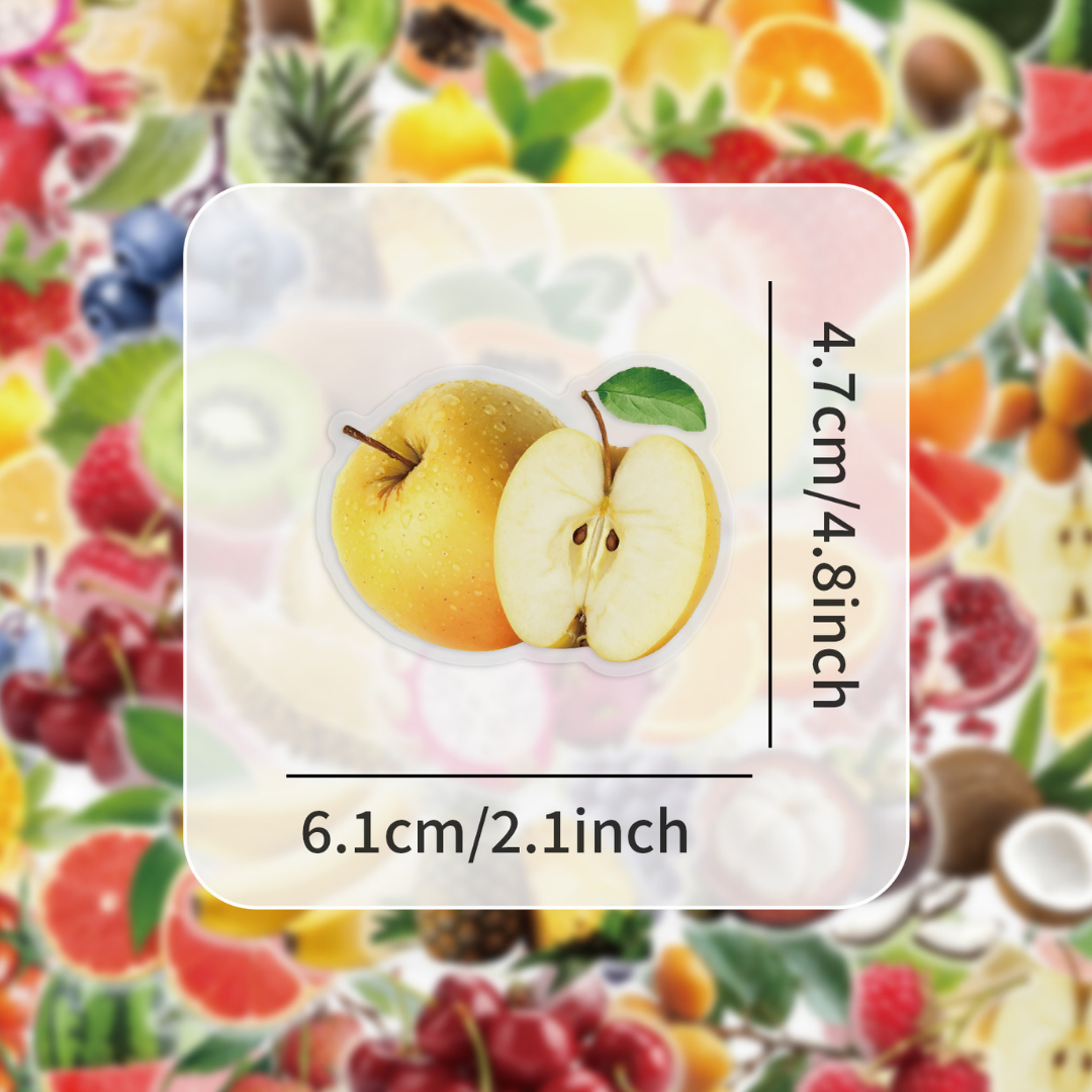 Delicious Fruits 50 Pack Stickers