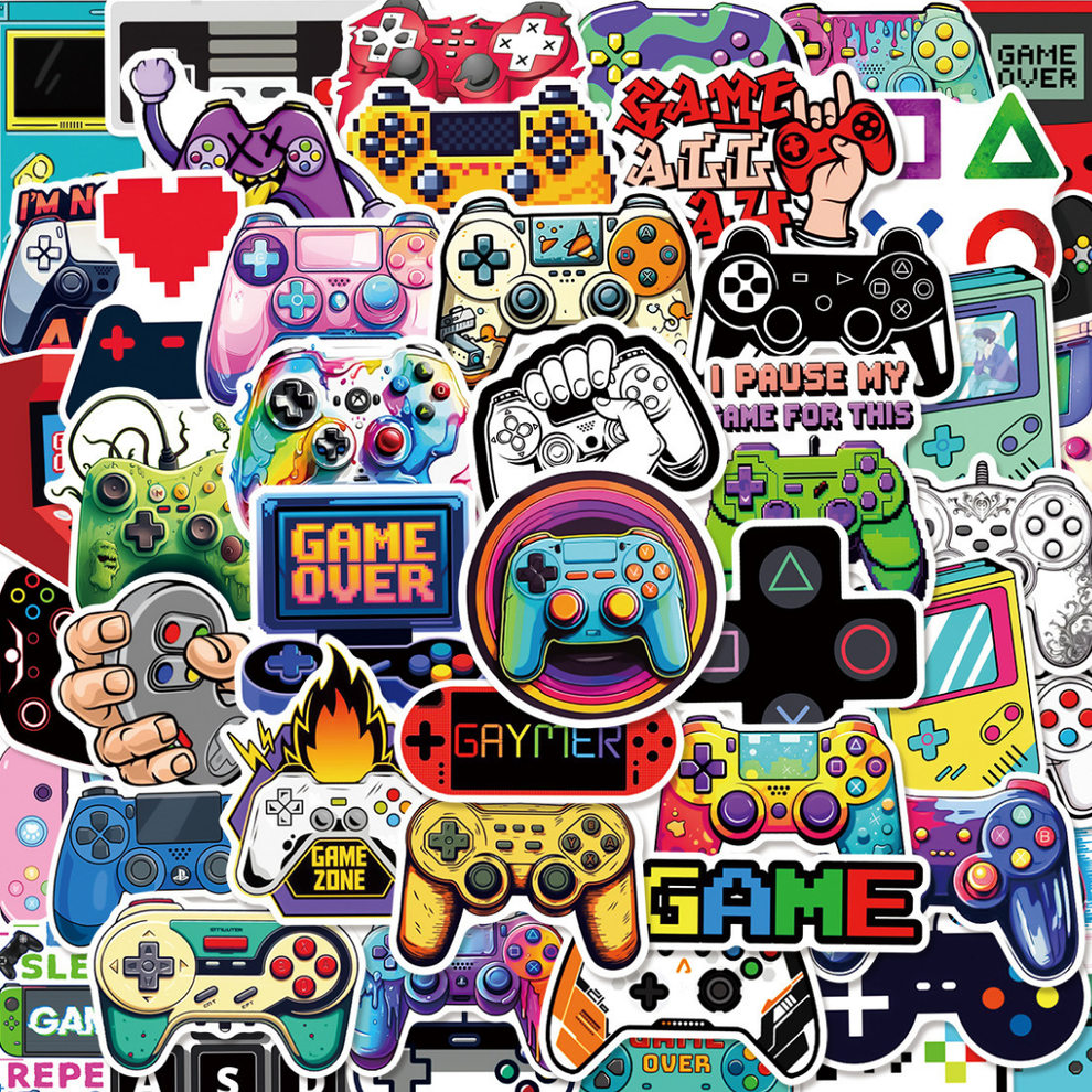 Gamer Mix 50 Pack Stickers – Oziko Stationery Store