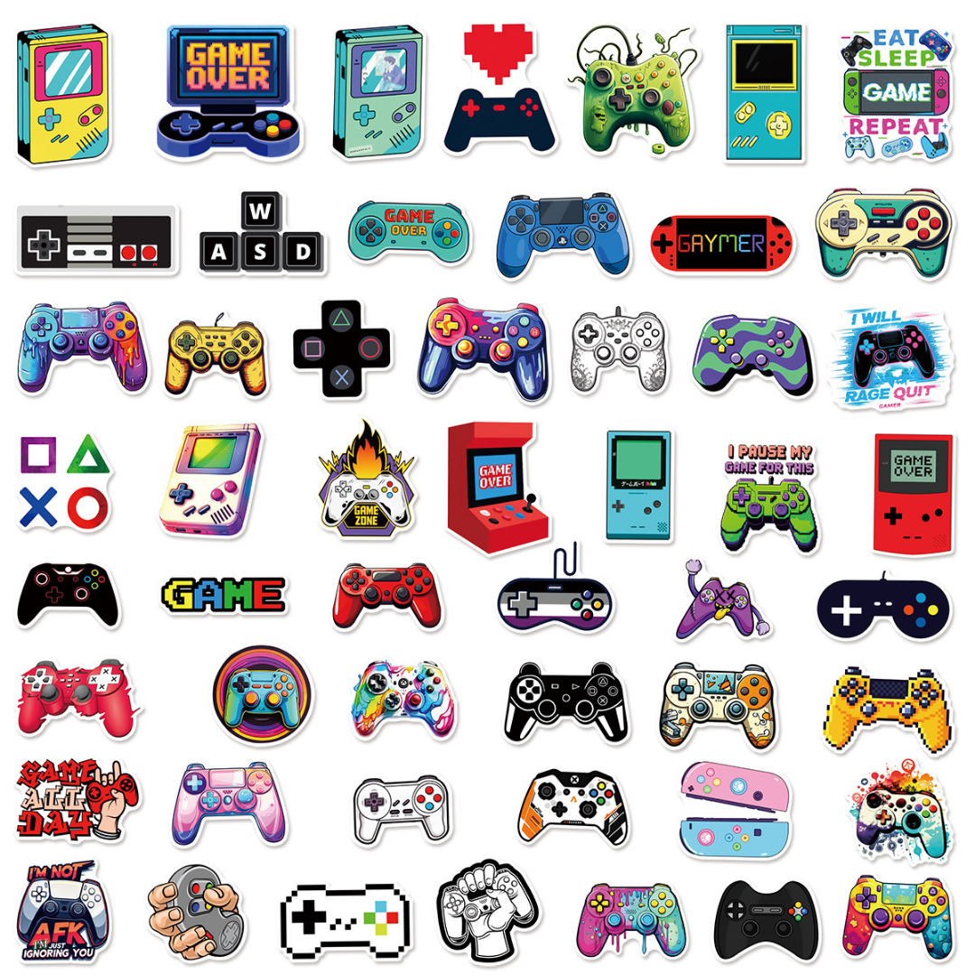 Gamer Mix 50 Pack Stickers