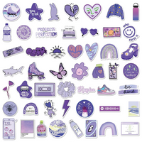 Purple Is My Favourite Colour Stickers