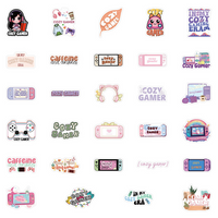 Cozy Gamer 50 Piece Sticker Pack