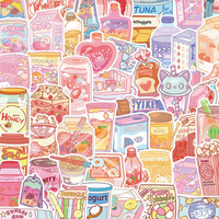 Kawaii Pop Beverages 50 Piece Sticker Pack