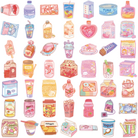 Kawaii Pop Beverages 50 Piece Sticker Pack