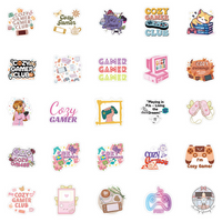 Cozy Gamer 50 Piece Sticker Pack