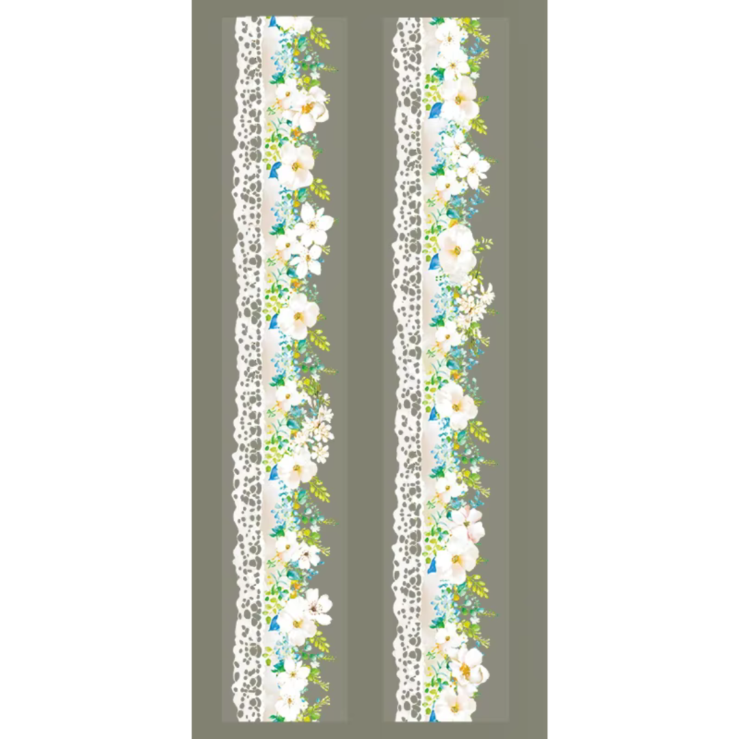 Floral Lace Water Colour Tape