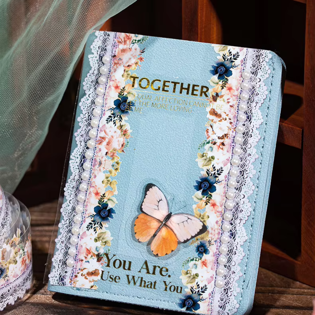 Floral Lace Water Colour Tape