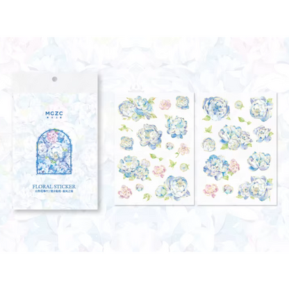 Gold Foil Mountain and Wild Flower Stickers